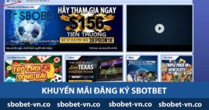 Khuyến mãi đăng ký Sbobet